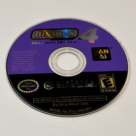 Digimon 4 Digimon World Nintendo Gamecube Loose Disc Only - Picture 1 of 2